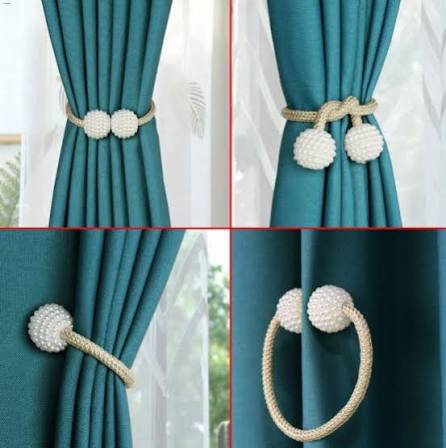 2 PIECES MAGNETIC CURTAIN HOLDER